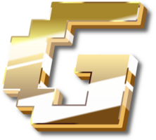 Gold Alphabet Letter and Number png