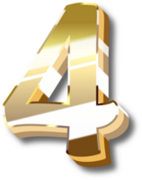 Gold Alphabet Letter and Number png