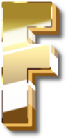 oro alfabeto lettera e numero png