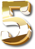 Gold Alphabet Letter and Number png