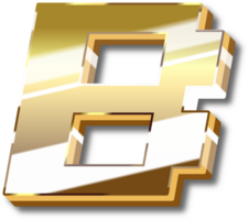 Gold Alphabet Letter and Number png