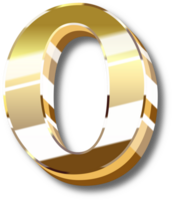 oro alfabeto letra y número png