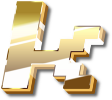 Gold Alphabet Letter and Number png