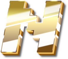 oro alfabeto letra y número png