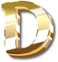 Gold Alphabet Letter and Number png