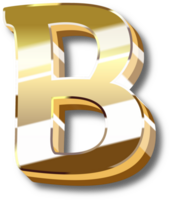 Gold Alphabet Brief und Nummer png