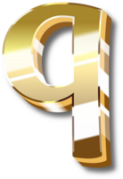 Gold Alphabet Letter and Number png