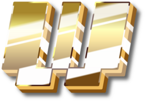 oro alfabeto lettera e numero png