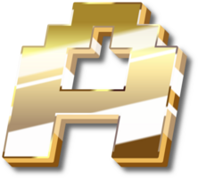 Gold Alphabet Letter and Number png