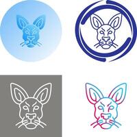 Kangaroo Icon Design vector