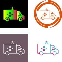 Ambulance Icon Design vector