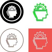 Machine Learning Icon Design vector