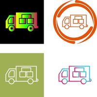 logística coche icono diseño vector