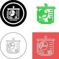 Presentation Icon Design vector