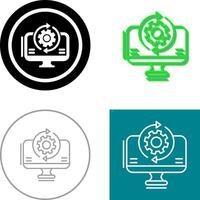 Synchronization Icon Design vector