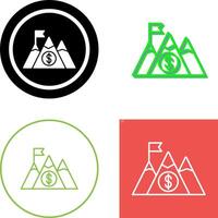 Mountain Icon Design vector