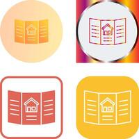 Brochure Icon Design vector