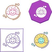 diseño de icono de donut vector