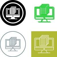 Document Icon Design vector
