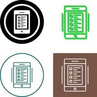 Online Test Icon Design vector