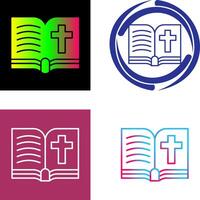 Biblia icono diseño vector