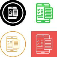 Check List Icon Design vector