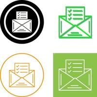 Check List Icon Design vector