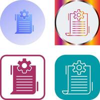 Content Management Icon Design vector