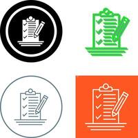 Check List Icon Design vector