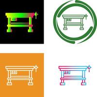 Work Bench Icon Design vector