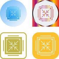 Minimize Icon Design vector