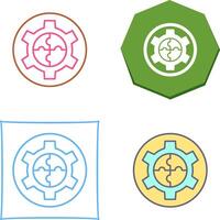 Solution Icon Design vector