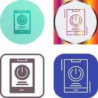 Power Icon Design vector