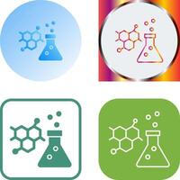 diseño de icono de química vector