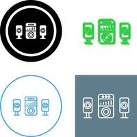 Sound System Icon Design vector