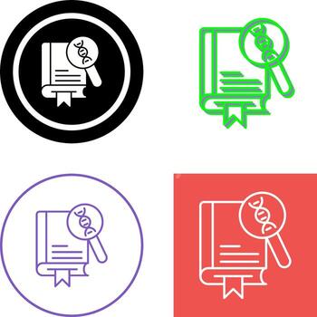 Genetics Icon Design vector