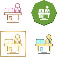 Worker Icon Design vector