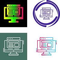 Adaptive Layout Icon Design vector