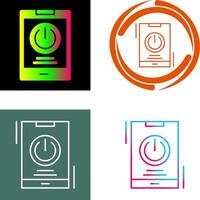 Power Icon Design vector