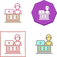 Employee Icon Design vector