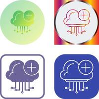 Cloud Computing Icon Design vector