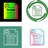 Contact Icon Design vector