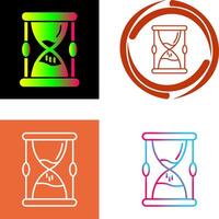 diseño de icono de reloj de arena vector