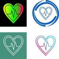 cardiograma icono diseño vector