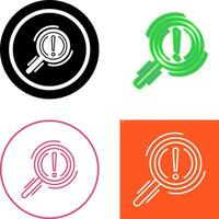 Problem Icon Design vector