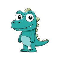 dulce y simpático tirano saurio Rex mascota diseño mejorar tu marca con un único y memorable personaje vector