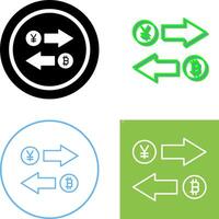 Exchange Icon Design vector