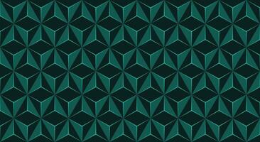 3d Abstract Background with Hexagons, Luxury Green Modern Geometric Backgrounds vector