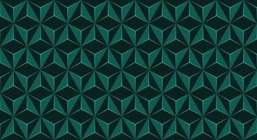 3d Abstract Background with Hexagons, Luxury Green Modern Geometric Backgrounds vector