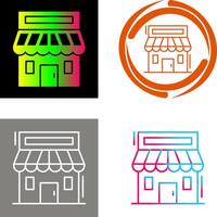 Retail Place Icon Design vector